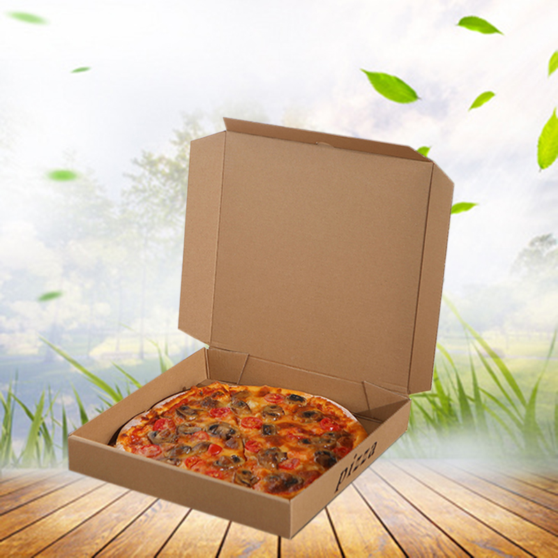 ODM Reusable Empty 18x18 Pizza Box Corrugated Paper Silkscreen print