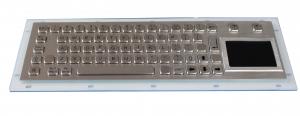 China IP65 Stainless Steel USB kiosk Keyboard With Touchpad with any customized layout on sale