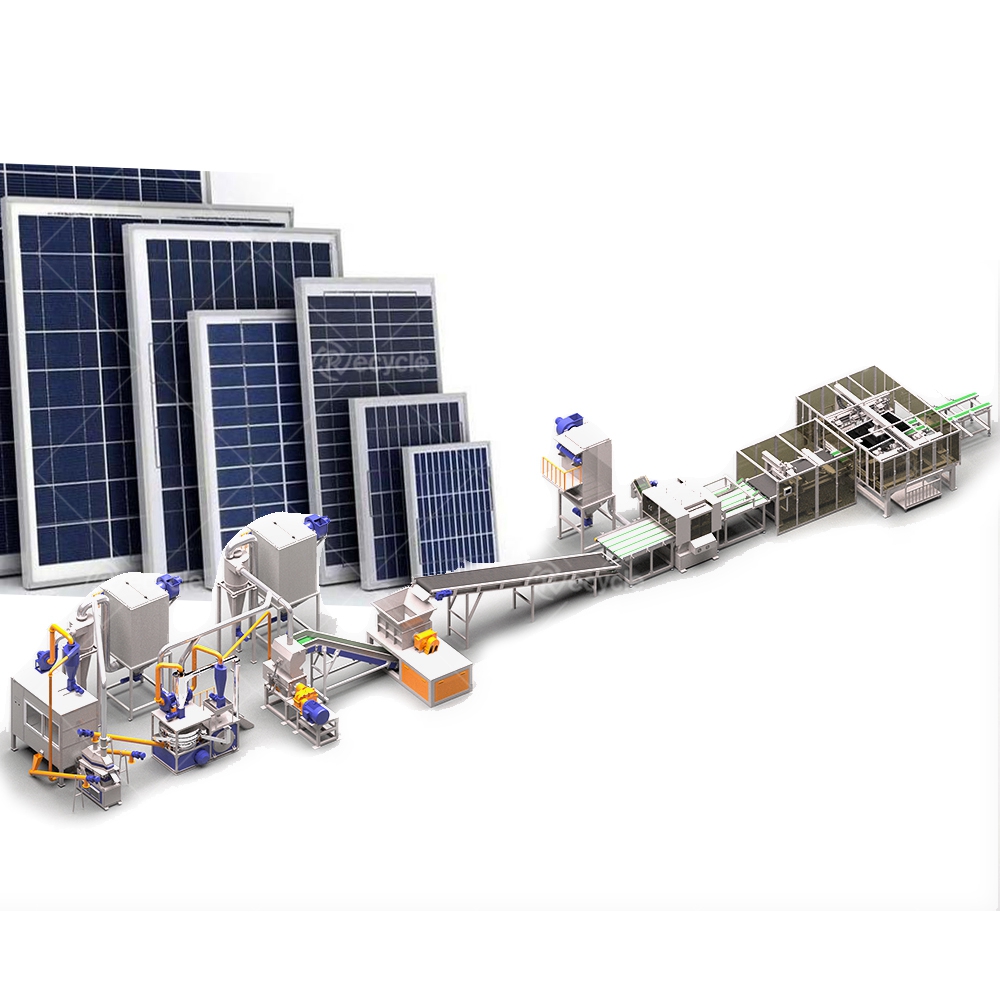 Waste Photovoltaic Panel Recycling Equipment for Solar Panel Machinery from PB 2023 7500