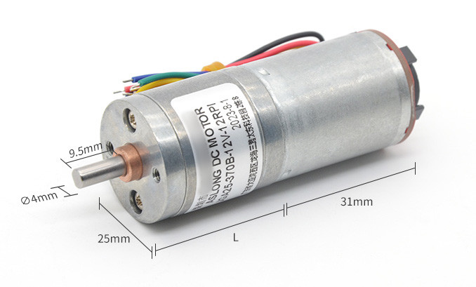 65mm Wheel Coupling Kit Encoder Gear Motor 170RPM For DIY Robot Car