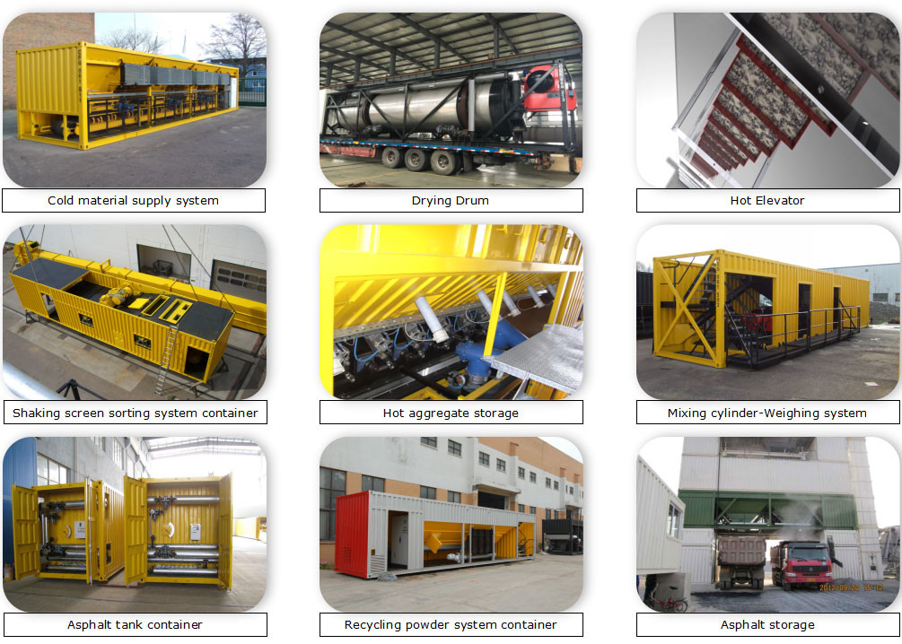 LB3500 CE 240TPH Mobile Hot Mix Asphalt Plant Road construction
