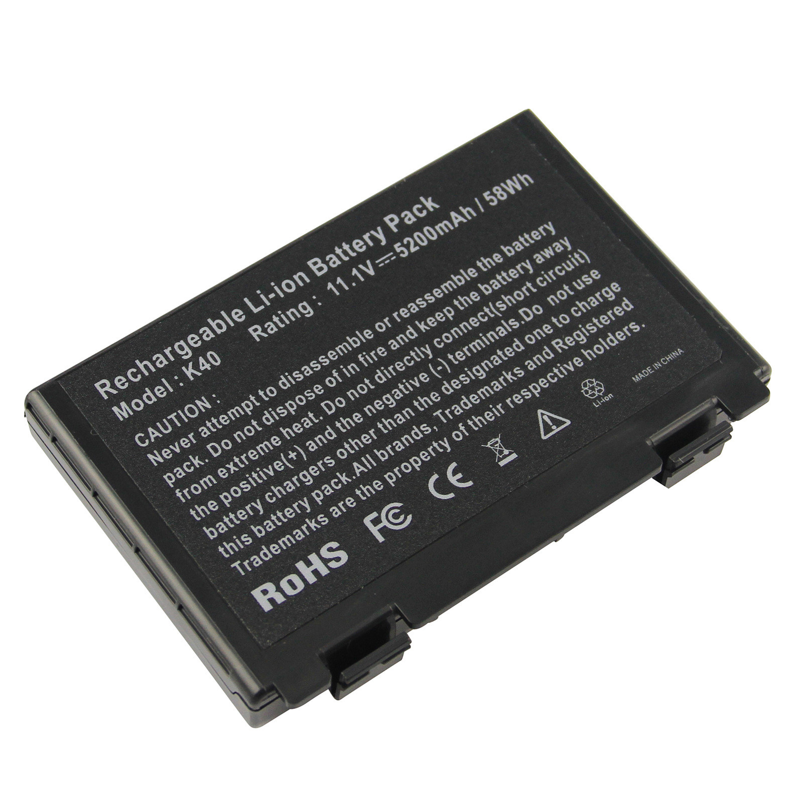 Rechargeable 11.1 V 5200mAh Custom Lithium Battery Packs