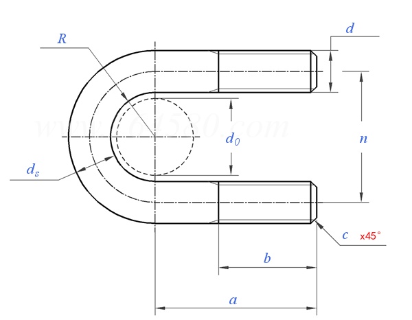 ZINC Finish U Bolt And Fastener For Customized Colors Bracket Shaped Structure