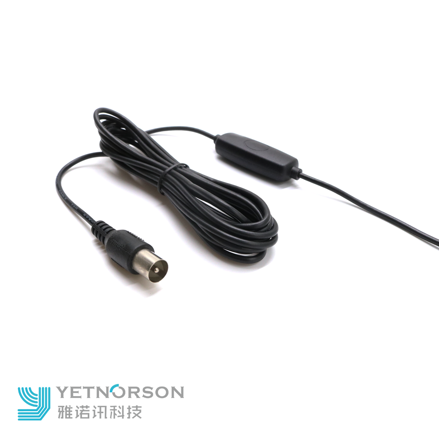 HD HDTV Digital Indoor TV Antenna with SMA/IEC/F Male Connector and 65-80 Miles Range