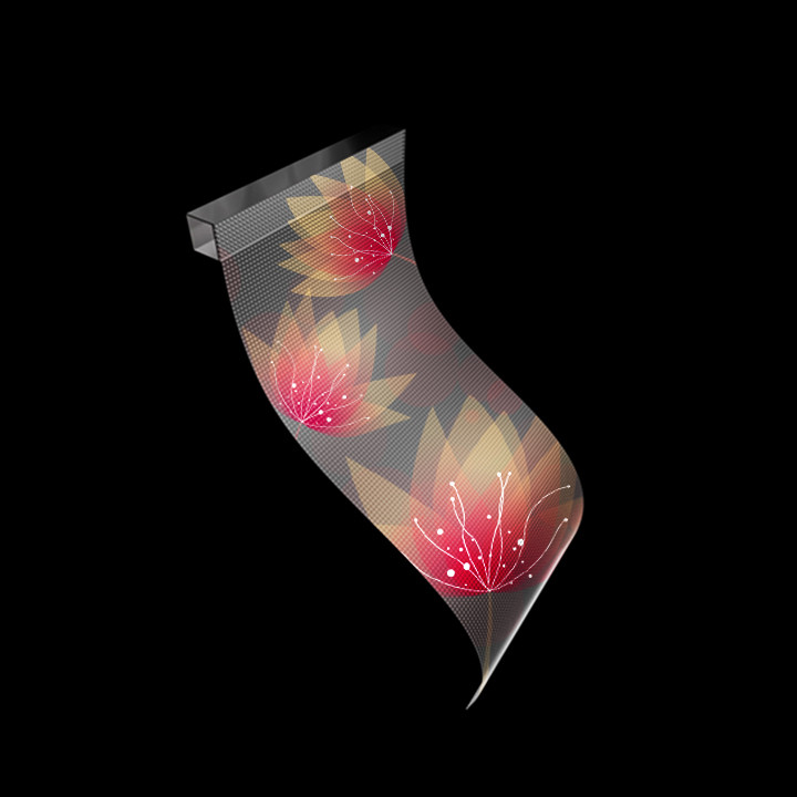 Store Glass Transparent LED Display Adhesive Wall Indoor Flexible Film LED Screen -20C-60C