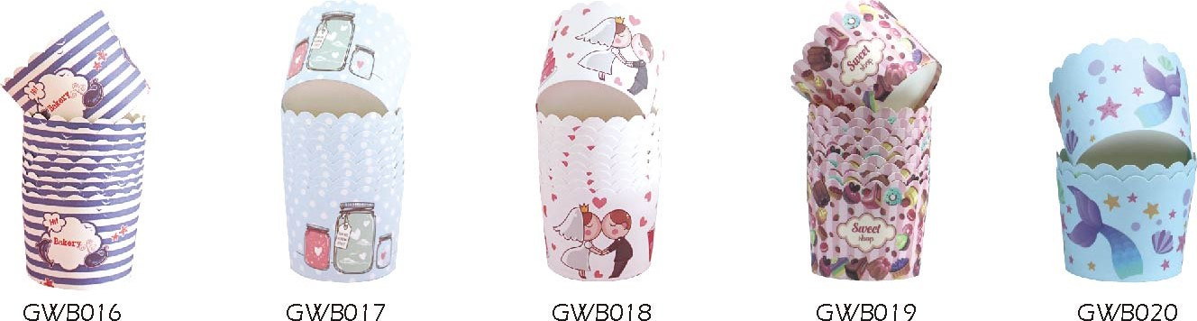 Wholesale mini party baking muffin cupcake disposable custom printed paper cake cups paper muffin liners