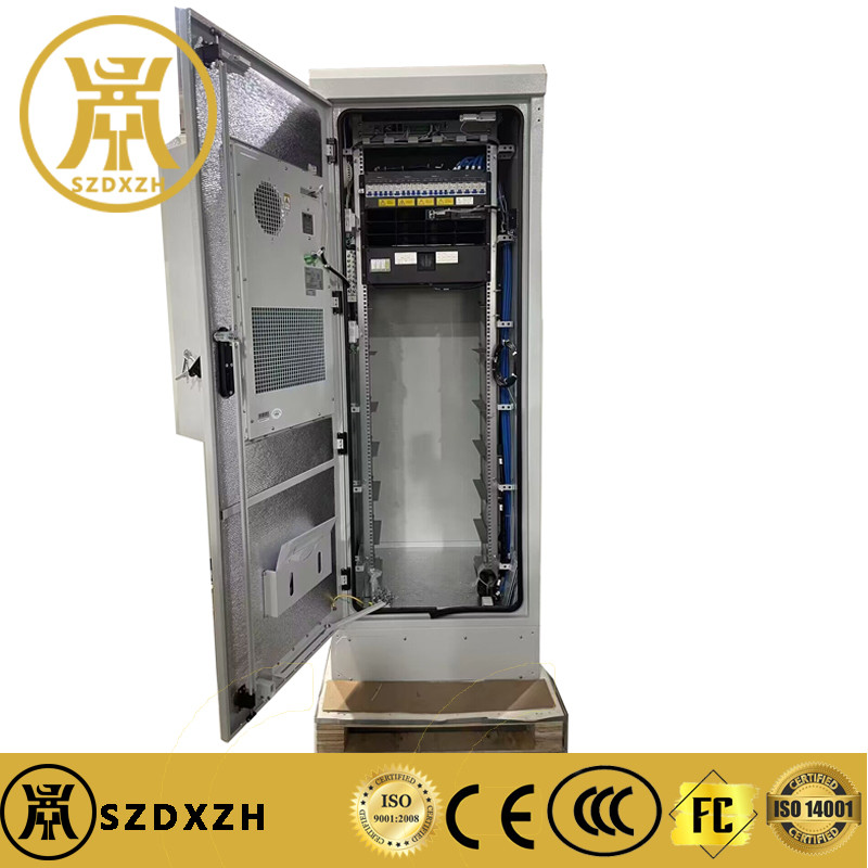 19 Inch Telecom Weatherproof Outdoor Power Cabinet Electrical Metal Cabinet Rack OEM