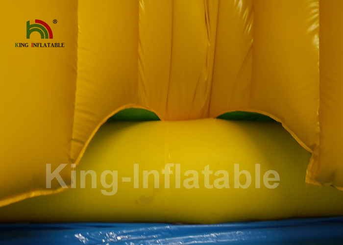 White Shark Theme Inflatable Water Parks With Round 25m Diamter Swimming Pool