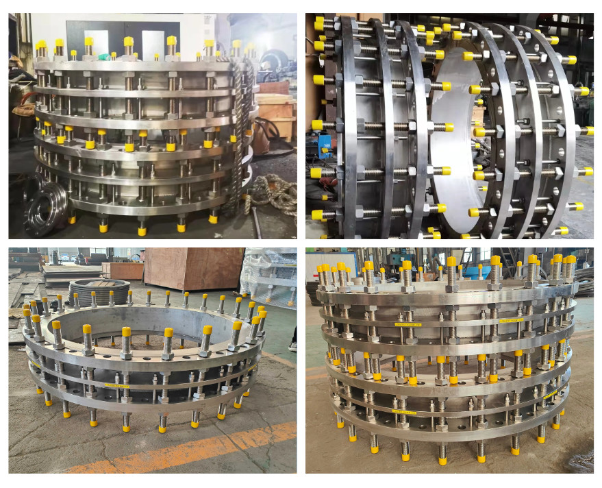 C2F Double Flange Transmission Stainless Steel Dismantling Joint Pipeline Connection DN600 DN1000 PN10 Limit Expansion Joint