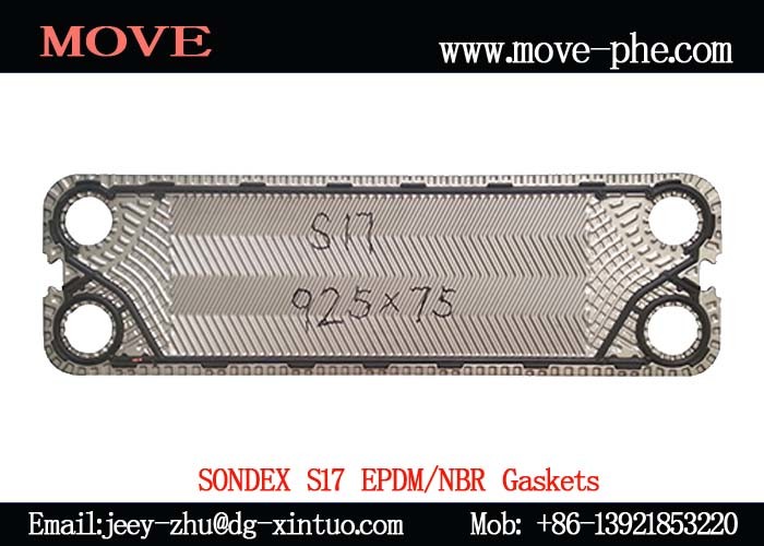 Supply EPDM Plate&Gasket Sondex S20 894*126mm Replacement Plate Heat Exchanger Spare Parts