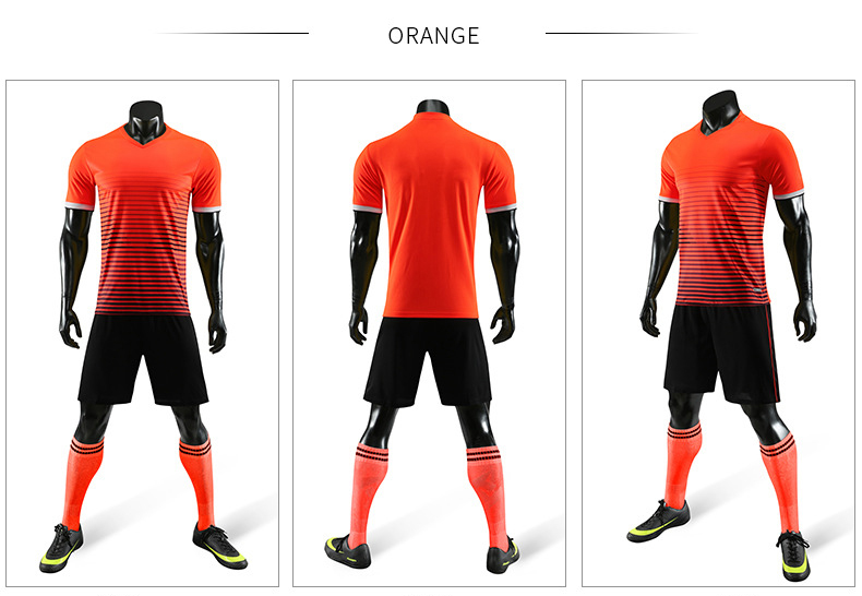 Men Football Soccer Uniform Kit Custom Sublimation Sports Accept Customized Logo Sportswear for Unisex Half Sleeves