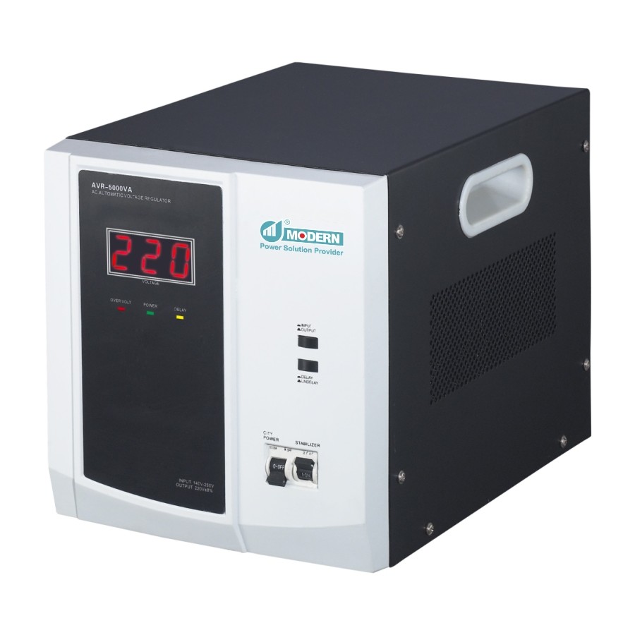 Copper / Alumimum SVC-0.5KVA~30KVA Avr Voltage Regulator Stabilizer IP20-54