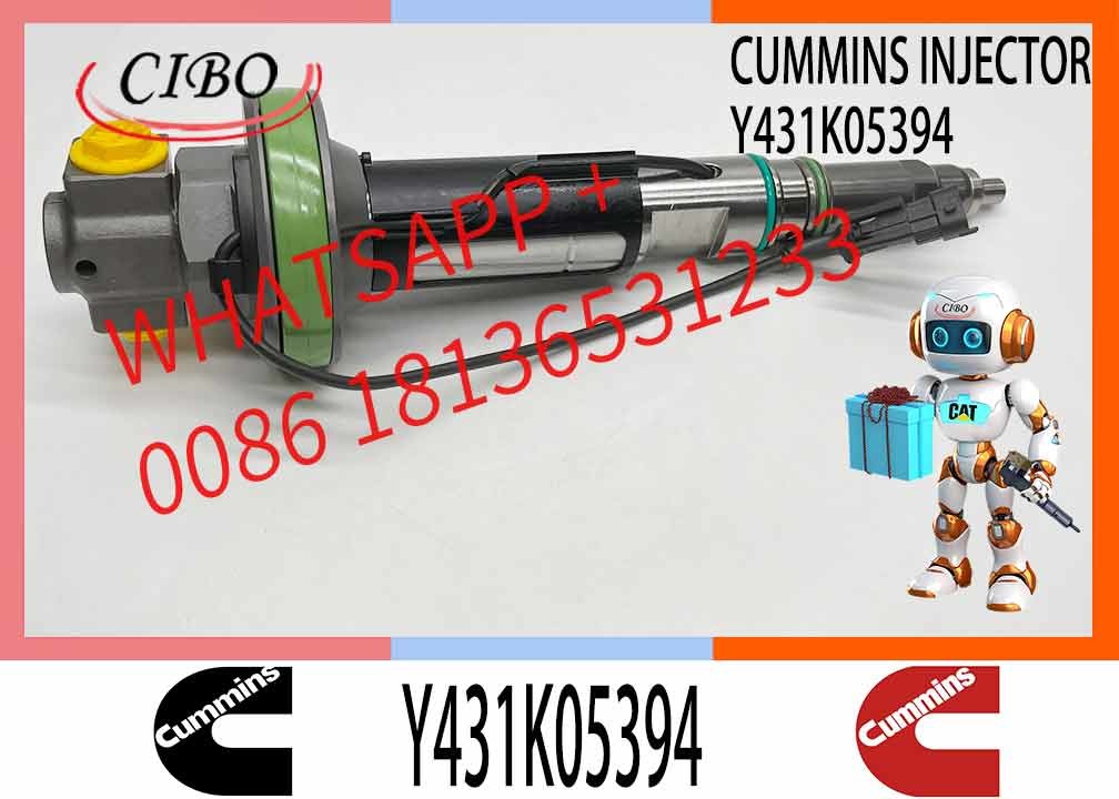 Fuel Injector Assembly Y431K05394 FO0BJ10006 4955526 Y431KO5199 For Qsk19 Engine