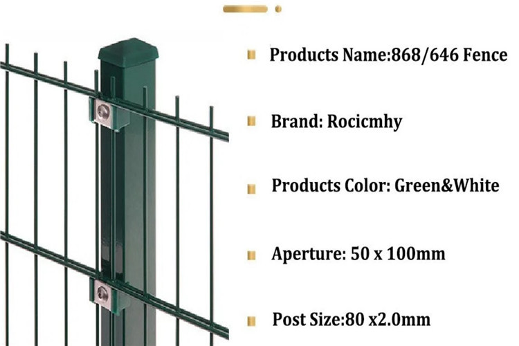 8/6/8 6/5/5 Double Welded Fence & Twin- Wire Fencing For Garden