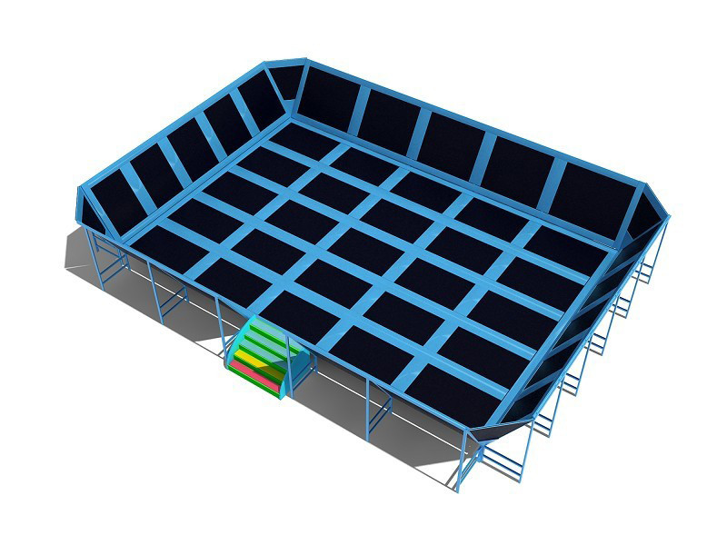 play center commercial trampoline park teenager small indoor trampoline with safety net