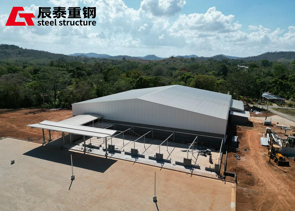Pre Engineered Steel Structure Supermarket High Strength Steel Frame Building Factory