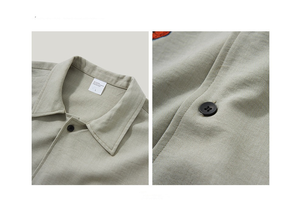 BEIANJI Khaki Tactical Half Sleeve Cargo Shirts For Men Women