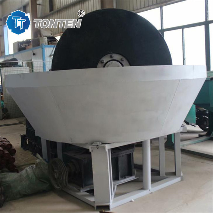 Gold Round Grinding Machine Wet Pan Mill 1200 Gold Mining Separator For Africa