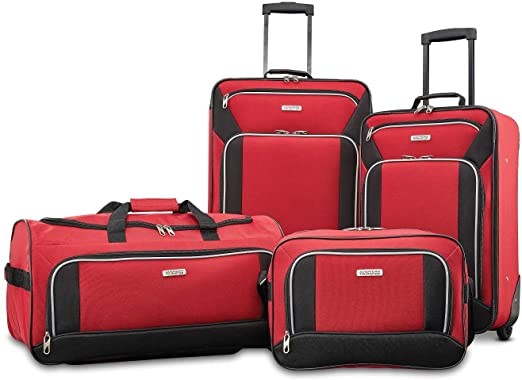 210D Polyester Expandable Softside Upright Luggage