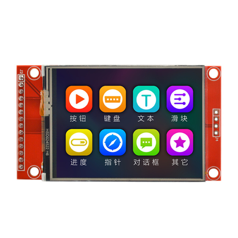 2.4 Inch Uart Tft Display , 240x320 Resolution, TTL Interface 14 Pins 4Wire SPI Serial Screen