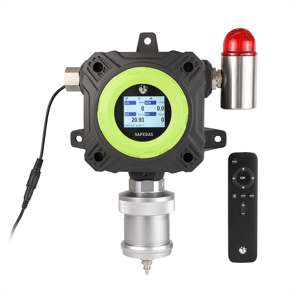 Food Industry Fixed Gas Detector For CLO2 CO2 O2 To Sterilization And Preservation