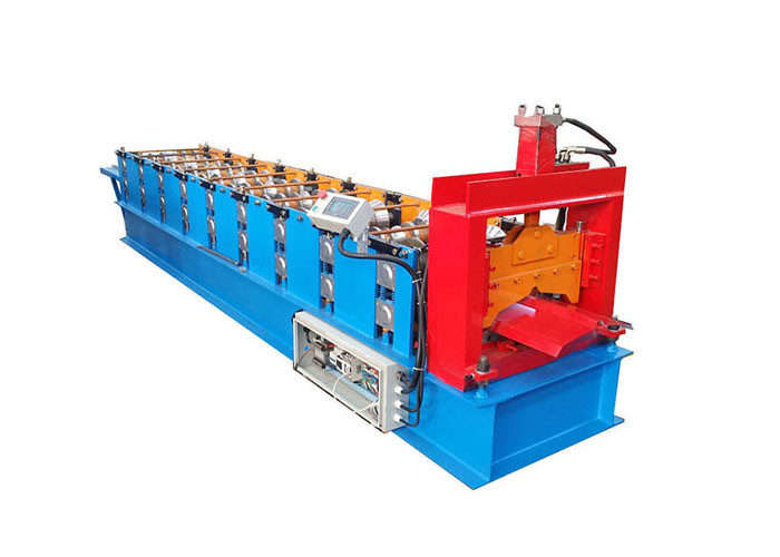 Building Material Ridge Cap Roll Forming Machine Voltage 220V 50Hz 3 Phases