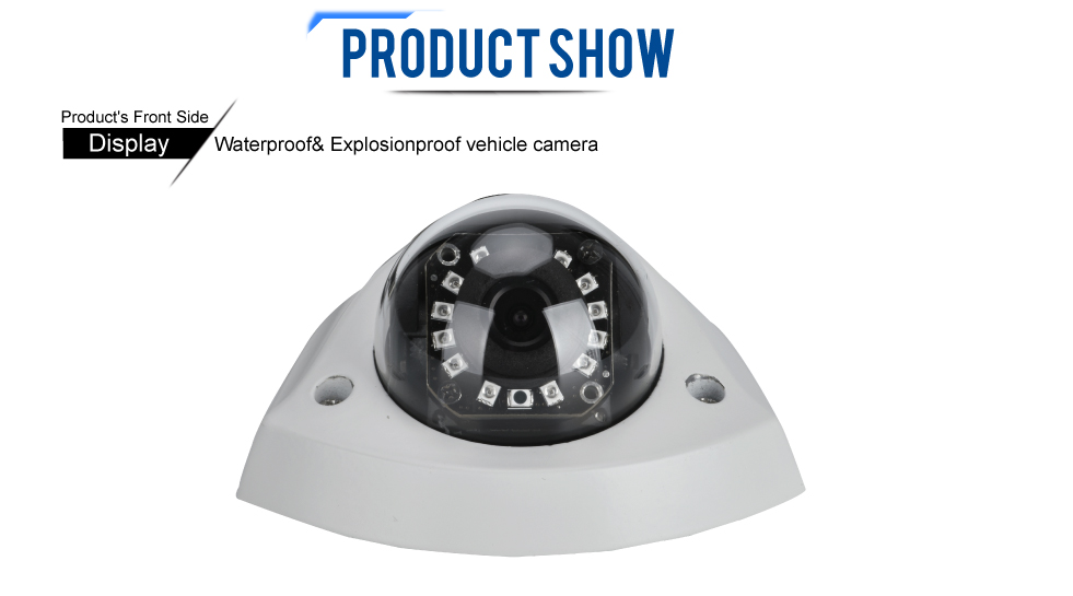CMOS Sensor And IRCUT Technology Waterproof IP67 Vehicle Camera For Bus Truck