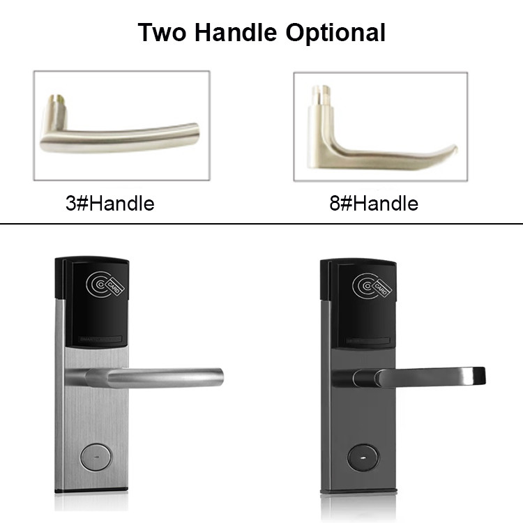 T5577 Rfid Card Door Lock 125khz Smart Lock Door Handle