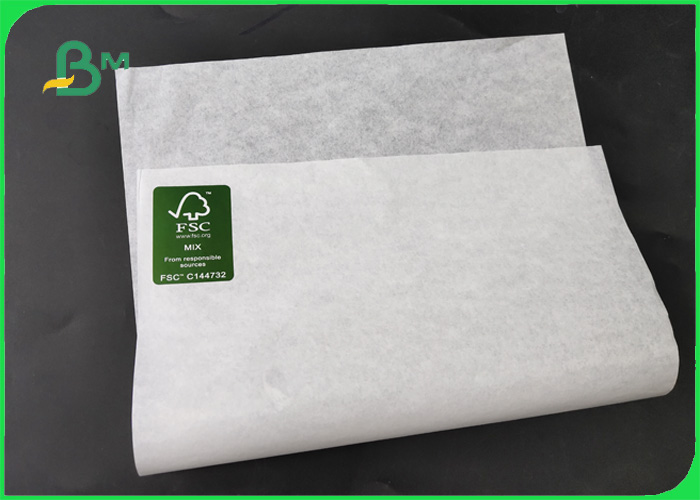FDA & FSC Accredited Smooth White Kraft Paper For Flour Packaging 70 * 100CM