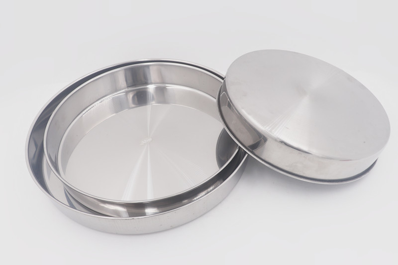 Commercial Microwave Round Anodized Pizza Pan Non Stick Steel Deep Dish