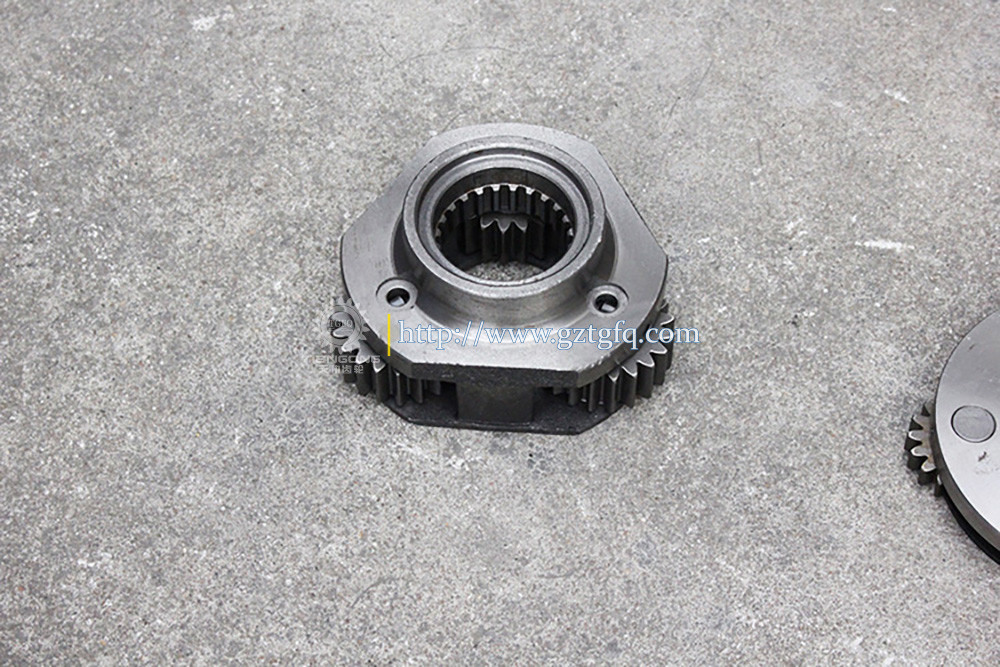 SK60-5 Swing Drive Part Excavator Swing 1st 2nd Stage Planet Carrier With Sun