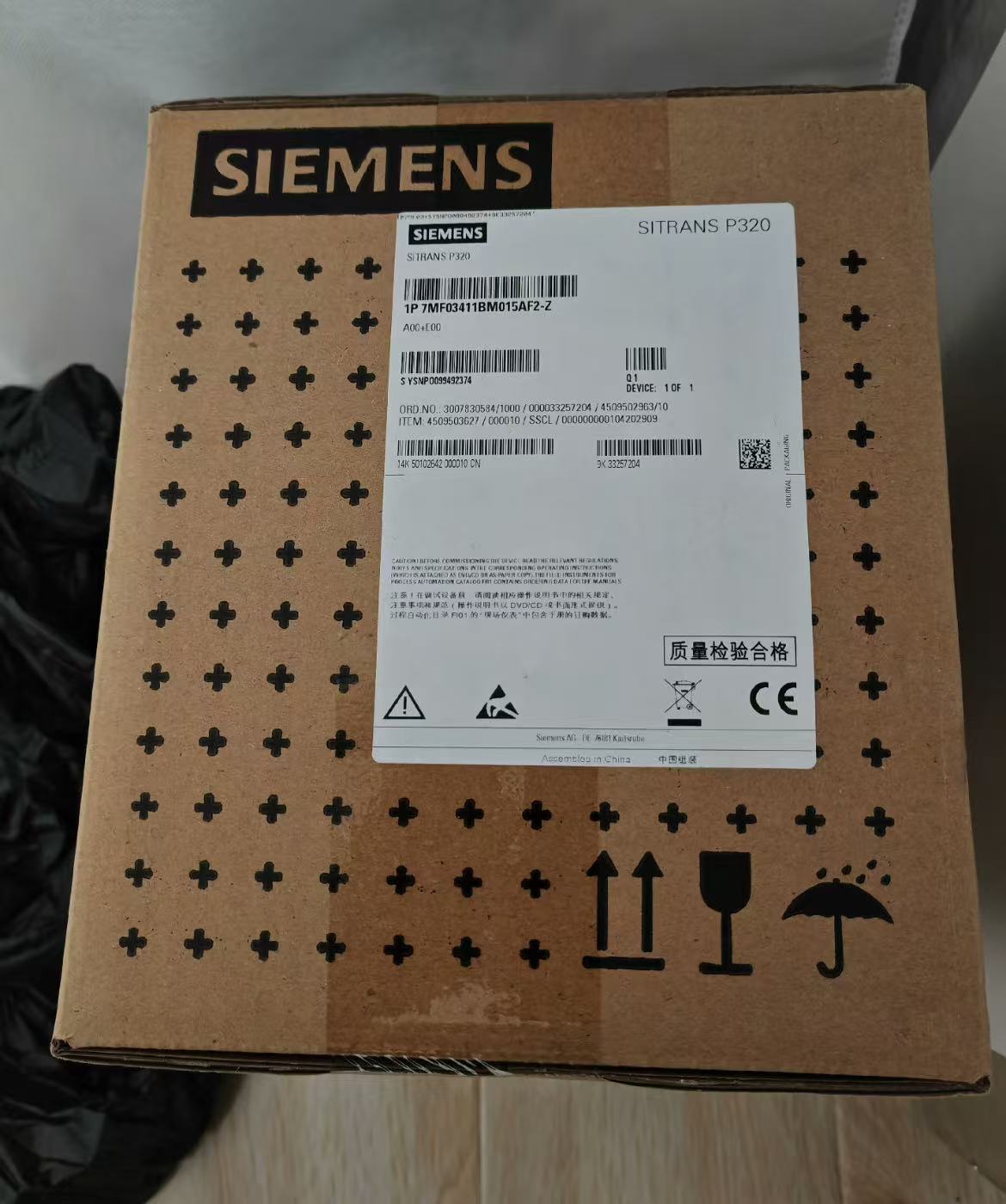 7MF1567-3CD00-1AA1 Siemens Pressure Transmitter