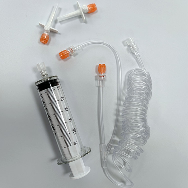 Disposable Sterile CT Injector Syringe High Pressure Angiographic Syringe for Nemoto Sonic Shot