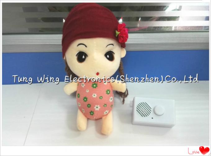 Non Toxic Toy Sound Module One Button Music Box For Stuffed Animals / Plush Dolls