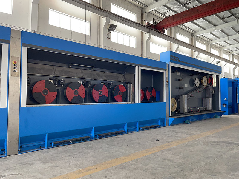 450-13D Copper Rod Breakdown Drawing Machine Line With Annealer