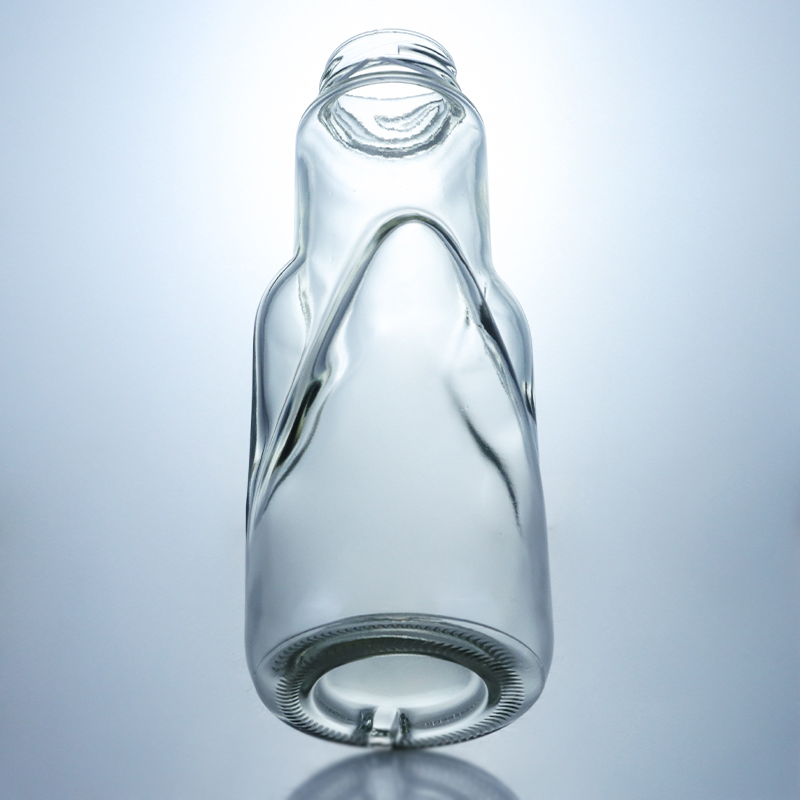 Bottle Color Clear 360ml Glass Bottle for Milk Juice Coffee Screw Cap