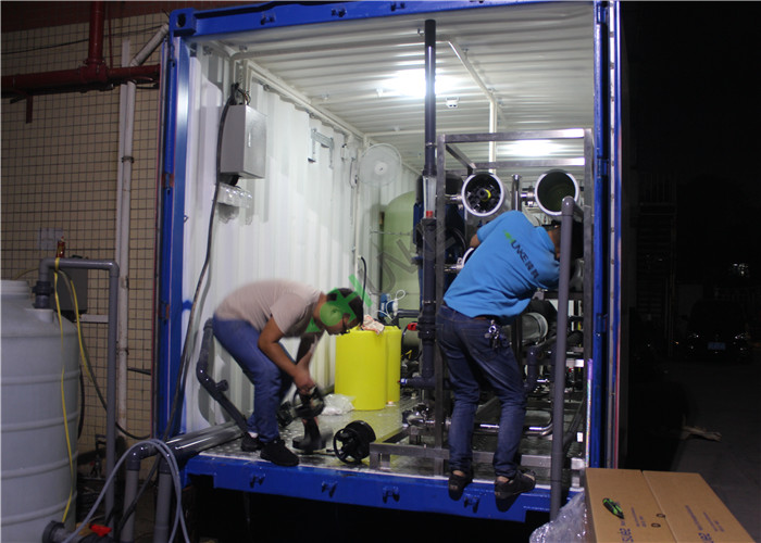 Pretreatment Containerized Water Treatment Plant Hydranautics / GE Membrane Type