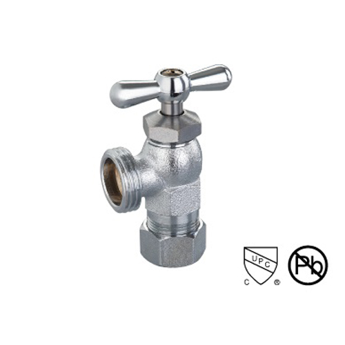Threaded Retaining Ring 3/4 inch boiler drain valve Brass Chrome Plating