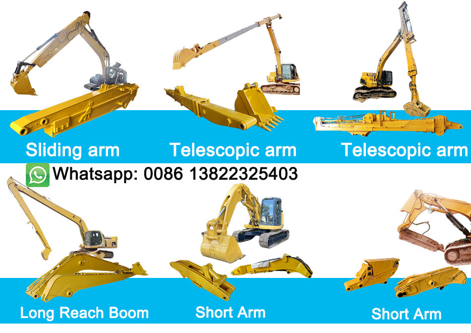 High Effective No 1 Telescopic Boom For CAT HITACHI SANY 3 Ton Excavator