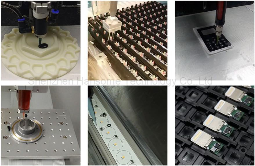 Single Platform 3 Axis Glue Dispensing Machine Adhesive Dispenser 1 Year Warranty