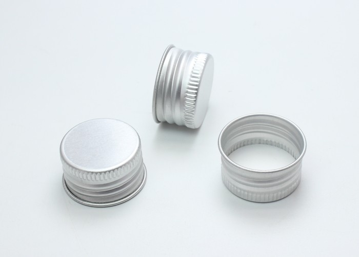 Customized Color Aluminium Screw Caps 24mm Round Shape For Threaded Bottles