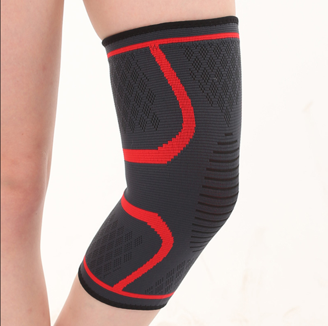 High Elasticity Football Compression Knee Sleeve Lifting Knee Support Pads Wearable OEM