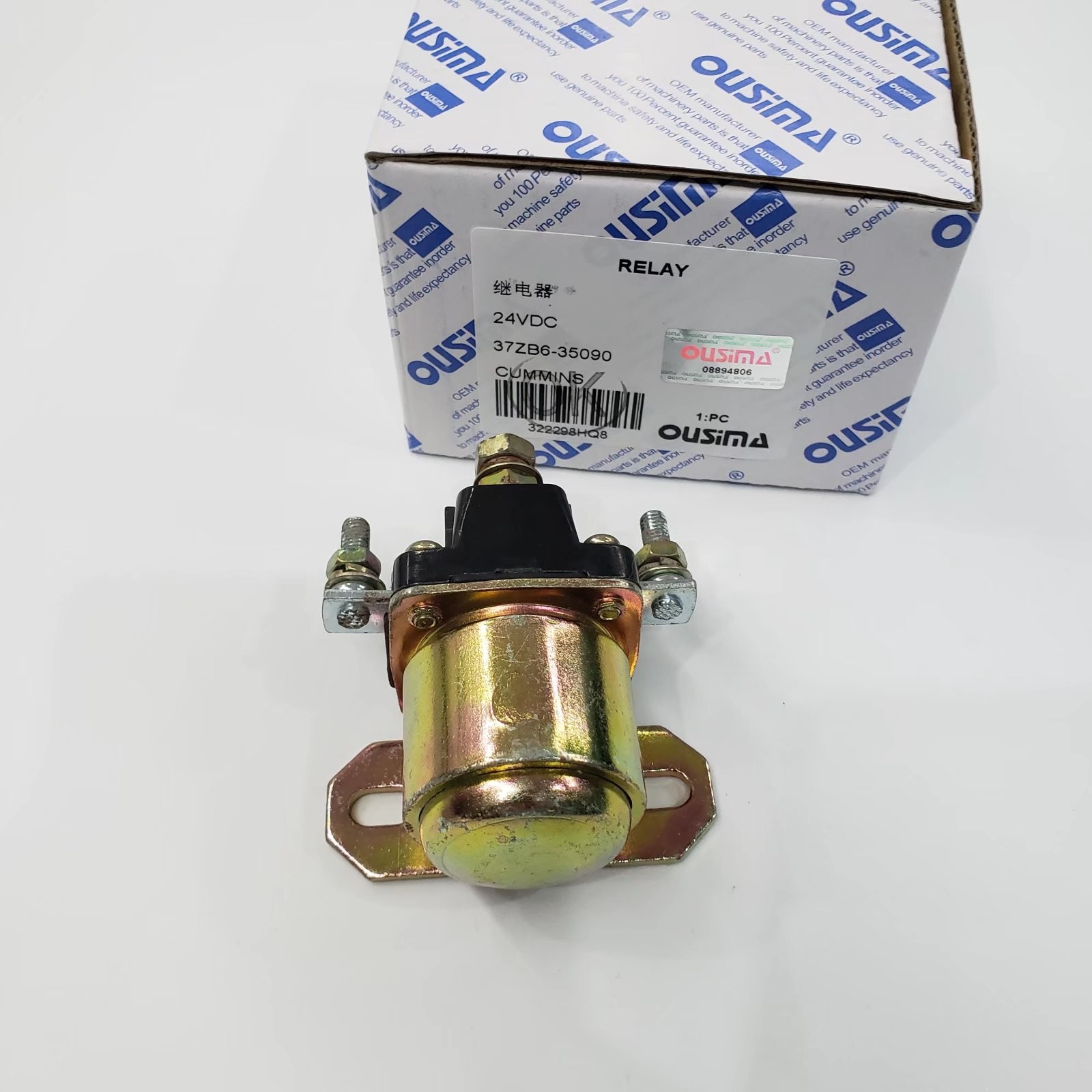 37ZB6-35090 Cummins Solenoid Valve 24VDC For Excavator