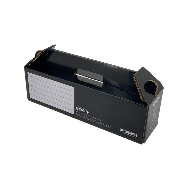 Carry Crate Kraft Corrugated Packaging Box Printing 13 Brick 40CMX12CMX12CM