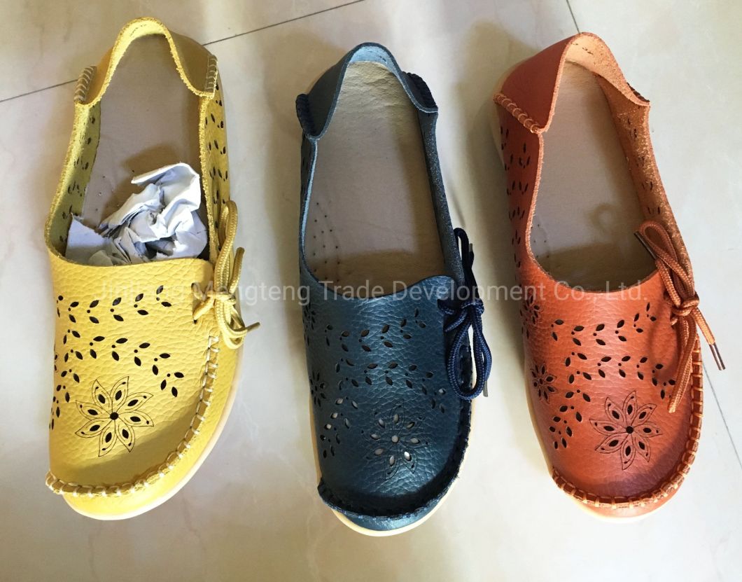 New Style Leather Shoes Fashion Shoes Suede Leather Sneaker Shoes Casual Shoes Walking Jogging Shoes Ladies Shoes Footwear Ladies Casual Lesther Shoes
