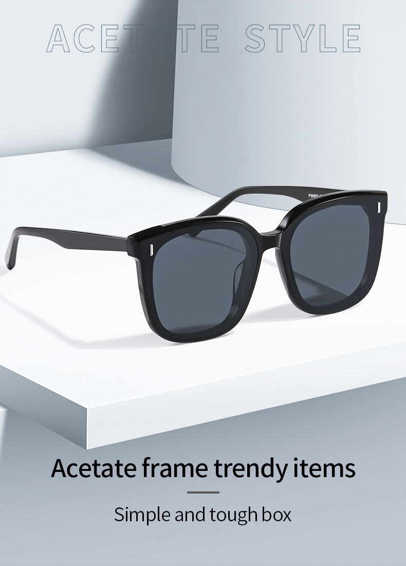 Custom Polarized Acetate Sunglasses Unisex Handmade UV400 Protection