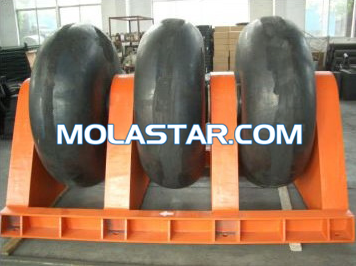 Molastar High Quality Turn Cell Rubber Fender/Rolling Rubber Fender For Marine Boat