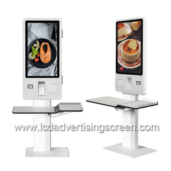 Quality 32" Interactive Capacitive Touch Self Service Kiosk For Restaurant for sale