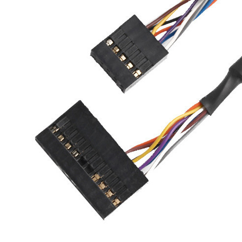 Custom Wire Harness Molex 22552101 10 pos Dual Row Skylake Ig Gigabyte Front