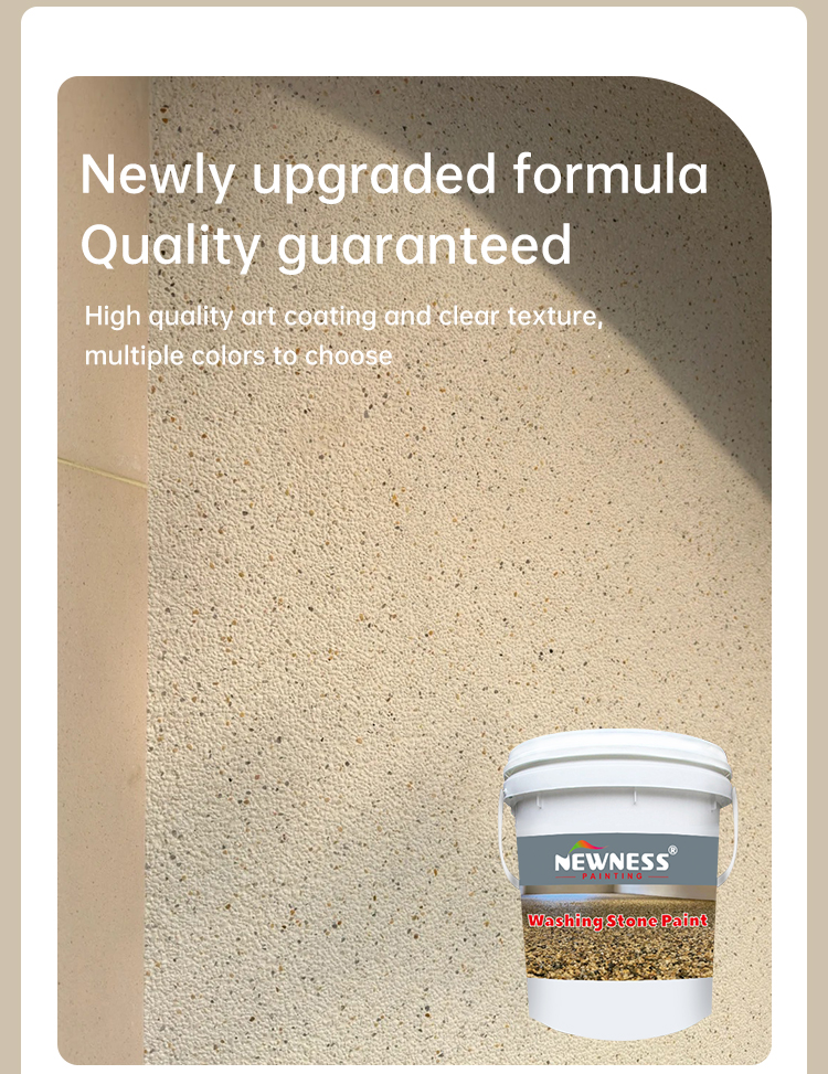Building Coating Good Dirt-resistance Exterior Wall Imitation Stone Paint for Washing